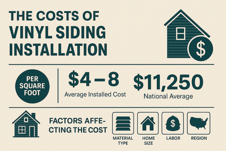 The Costs of Vinyl Siding Installation